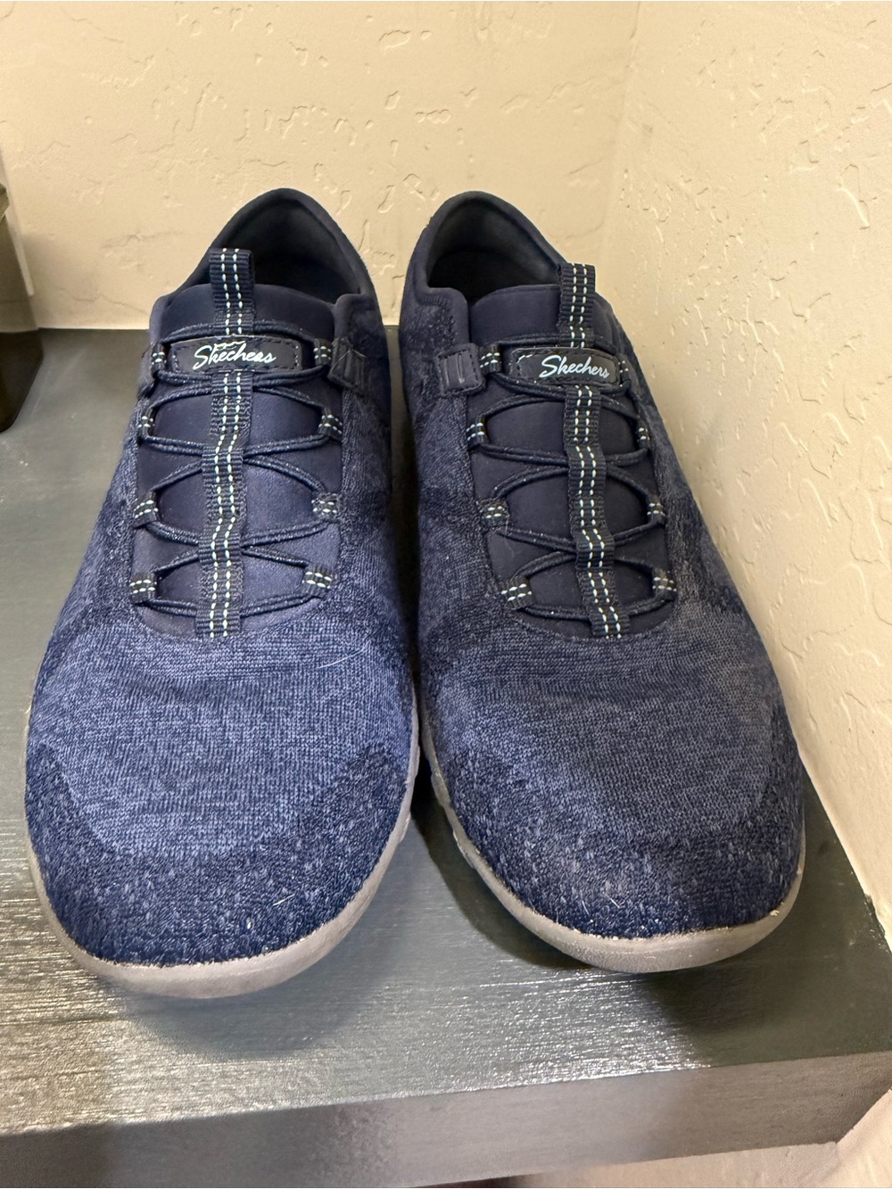 Skechers Women’s Slip-On Athletic Sneakers - Navy Blue